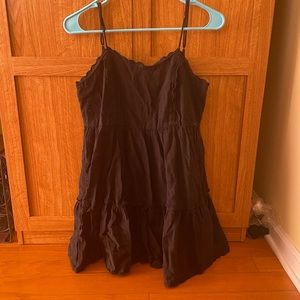 Urban Outfitters Black Tiered Babydoll Dress - Size Small
